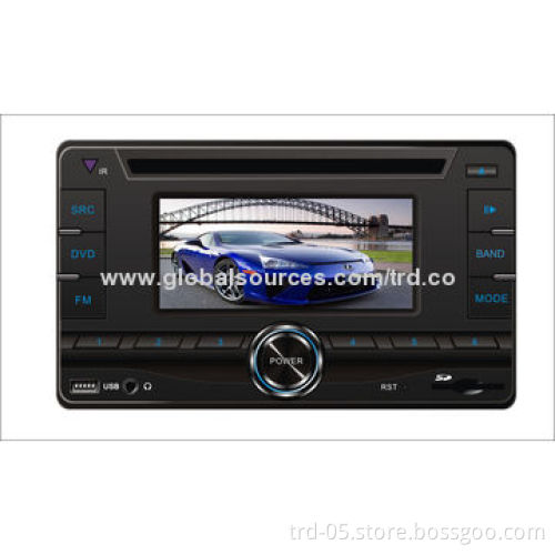 Small TFT Display Double DIN Car DVD Player, Without GPS Function, Supports USB, SD, MMC Memory